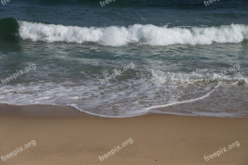 Sea Sandy Sandy Beach Free Photos