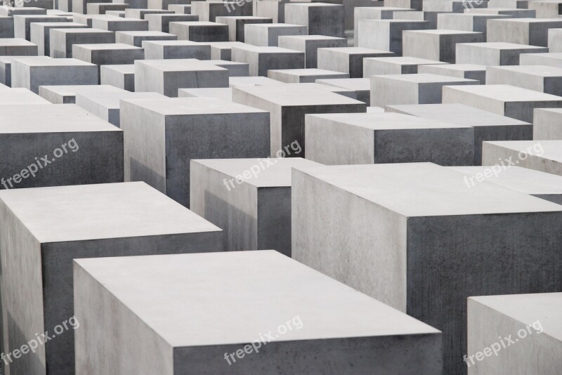 Berlin Cement Concrete Memorial Holocaust