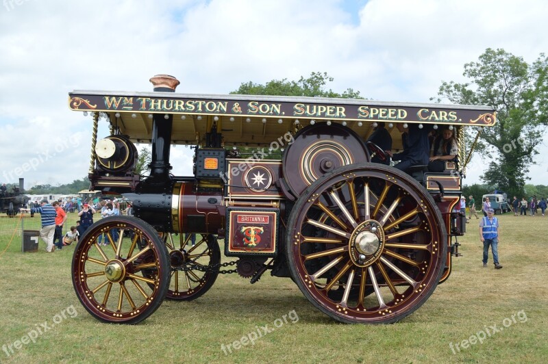 Steam Engine Traction Engine Free Photos