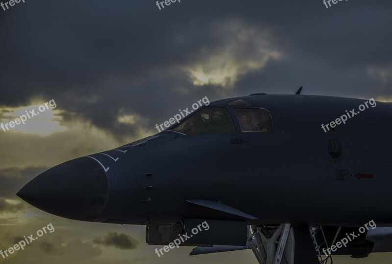 B-1b Lancer Bomber Aircraft Air Force Us Air Force