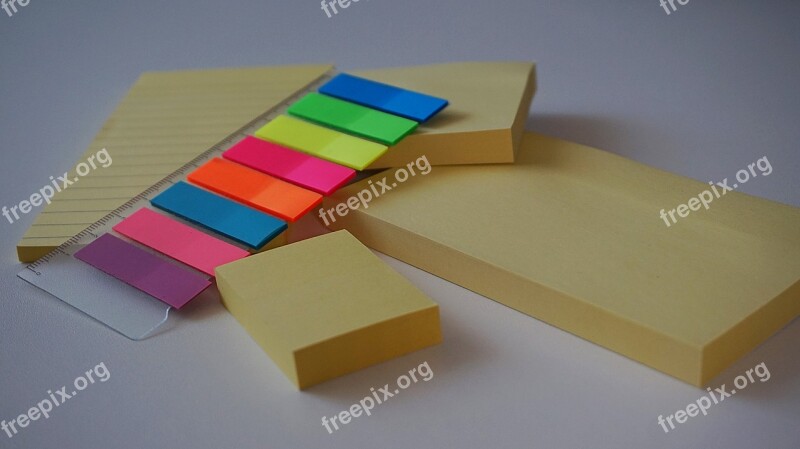 Postit Sticky Notes Adhesive Note Office Accessories Memo Pad