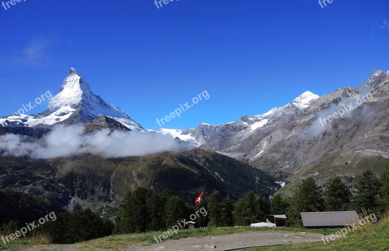 Matterhorn Switzerland Swiss Alps Free Photos