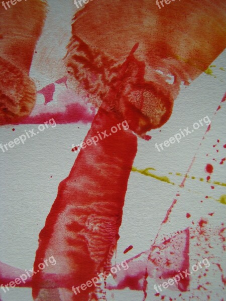 Red Acrylic Abstract Texture Artistic