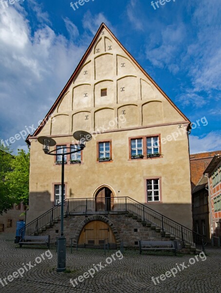 Town Hall Sangerhausen Saxony-anhalt Germany Old Building