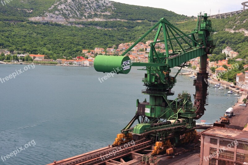 Croatia Bakar Industry Coal Harbor