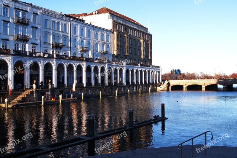 Hamburg Alster Water Tourism Jungfernstieg