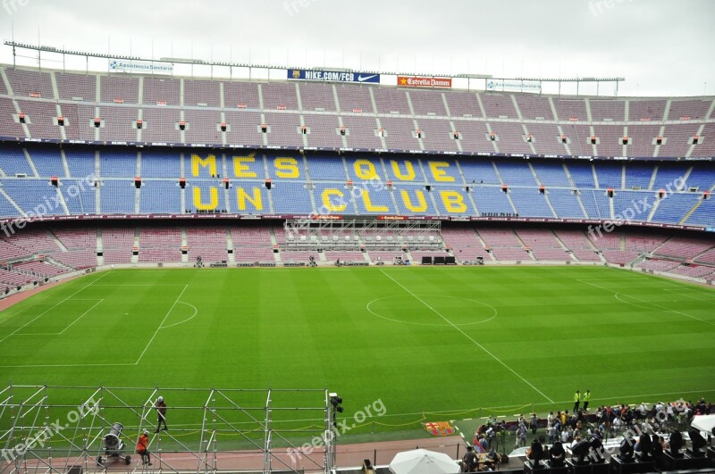 Camp Nou Stadion Spain Free Photos