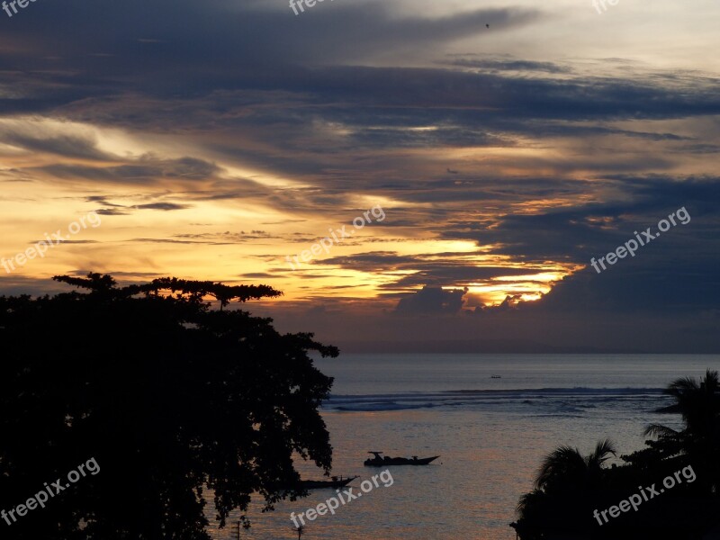 Lombok Sunset Evening Free Photos