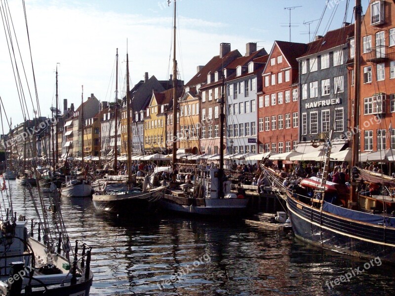 Copenhagen Porto Boats Boat Denmark