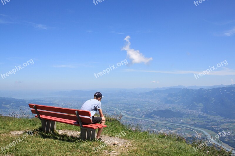 Mountains Panorama Landscape Alpine Foothills Of The Alps