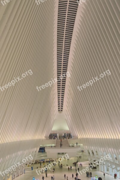 New York City Manhattan Transit Station Oculus