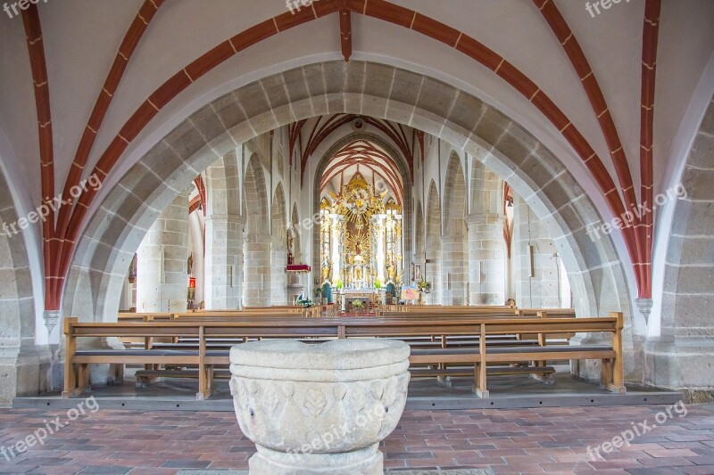 Chammünster Cham Church Assumption Bavarian Forest