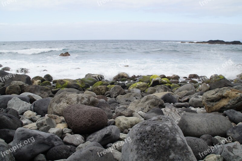 Stones Bank Shore Stones Rock Rocky