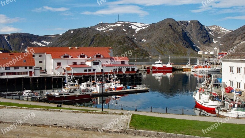 Honningsvag Norway Scandinavia Port Summer