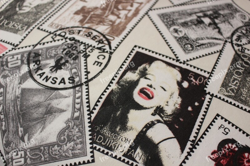 Stamps Marilyn Movie Star Free Photos