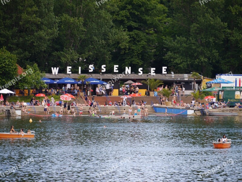 Lake Weissensee Brine Lagoon Water Beach Area