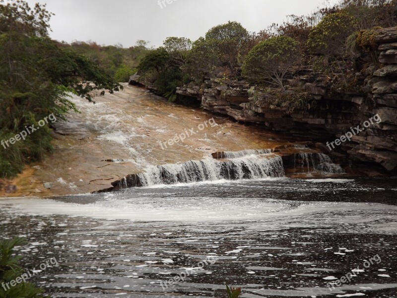 Waterfall Chapada Diamantina Bahia Free Photos