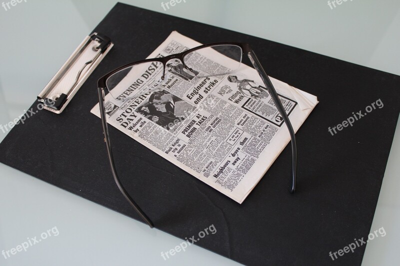 Clipboard Office News Newspaper Mini