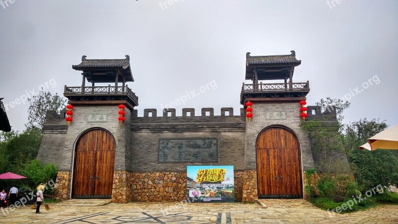 Jiangsu Orient Culture Park Theme Park Salt Culture Free Photos