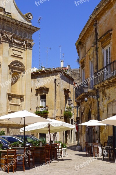 Italy Village Architecture City Lane