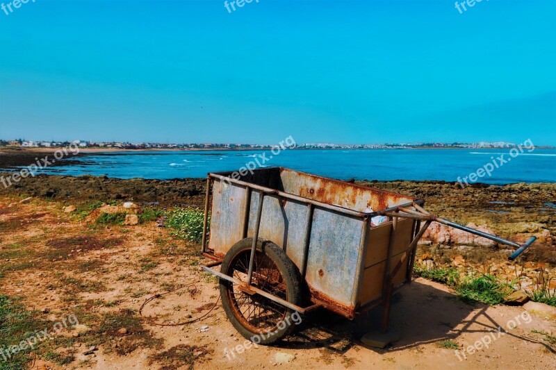 Hand Carts Cart Trailers Casablanca Rusted