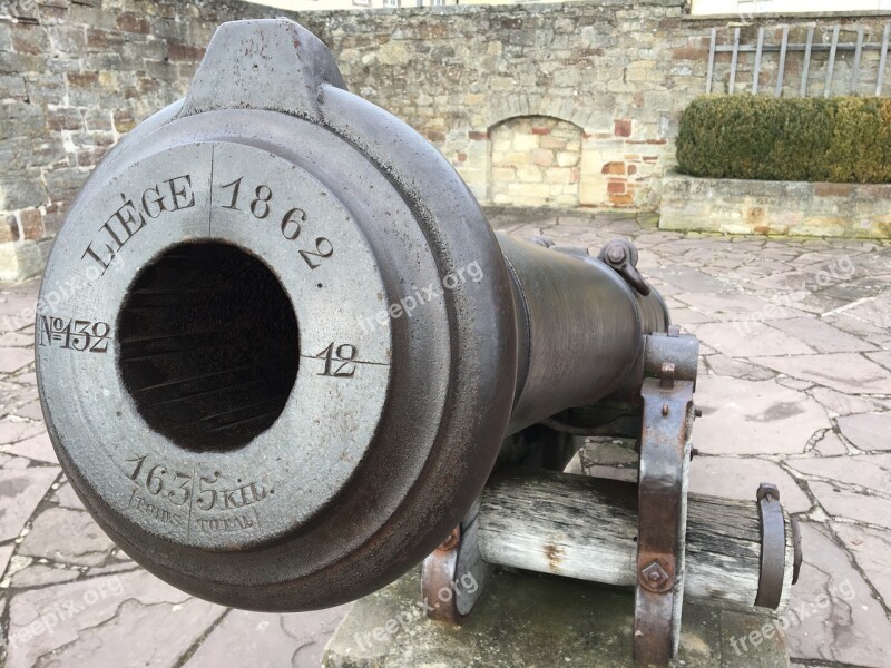 Castle Waldeck Barrel Of A Gun Historically Cast Iron