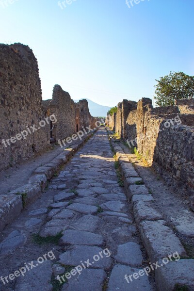 Pompeii Italy Ancient Ruins Roman Antique