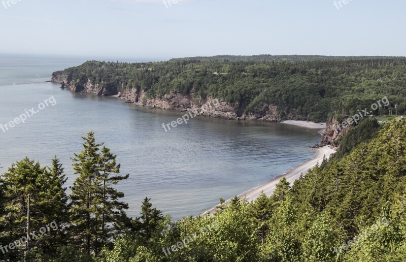 Fundy Coast New Brunswick Coast Fundy Water