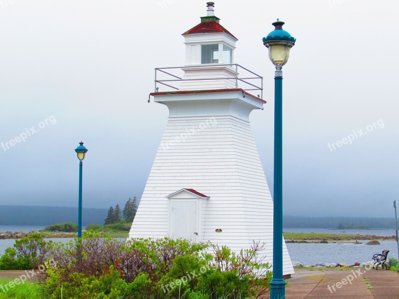 Port Medway Lighthouse Park Canada Nova Scotia