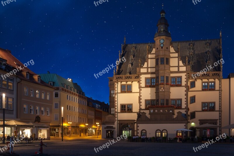 Schweinfurt Swiss Francs Town Hall Night Renaissance