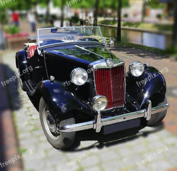 Oldtimer Nostalgia Auto Vehicle Eye Catcher