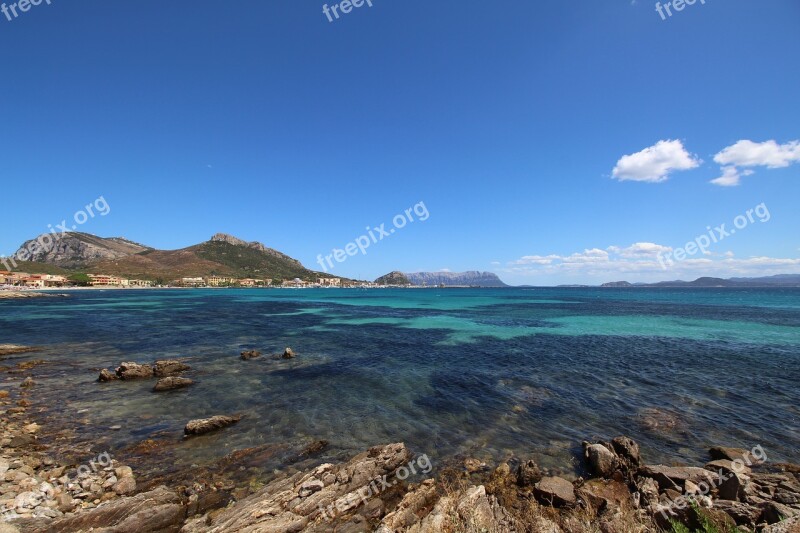 Sardinia The Gulf Of Olbia Mediterranean Turquoise Steinig