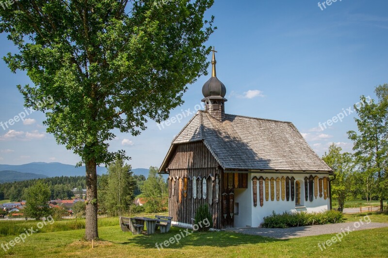 White Stone Chapel Bavaria Church Feldkapelle