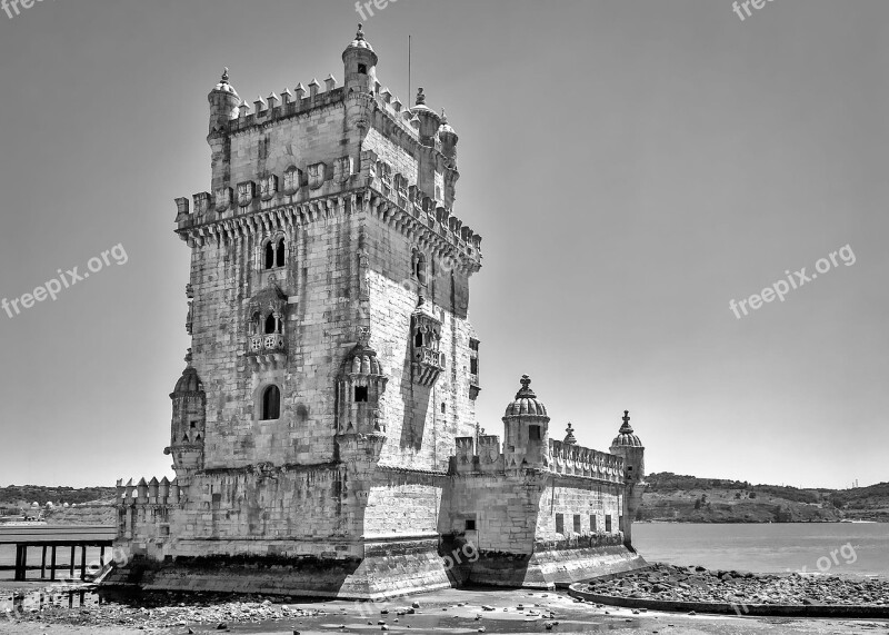 Torre De Belem Lisbon Fort Portugal Free Photos