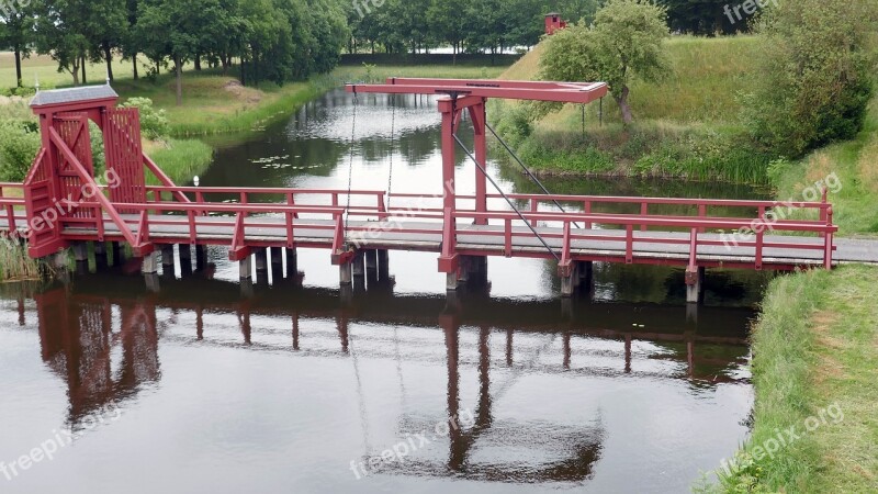 Bourtange Fortress Protection System Moats Drawbridge