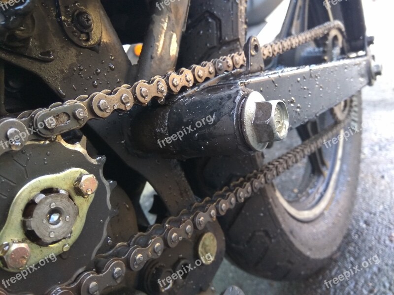 Gear Shift Before And After Teeth Chain Bar Gray Wolf Free Photos