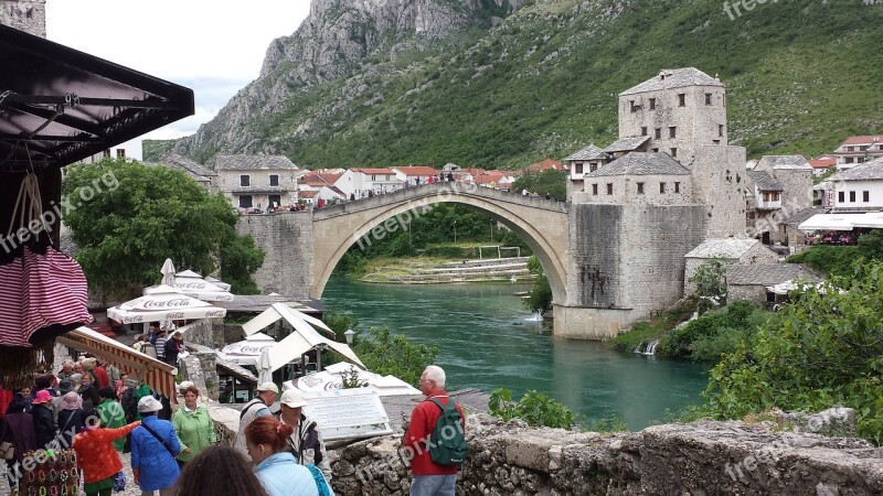 Mostar Bosnia Bridge Free Photos