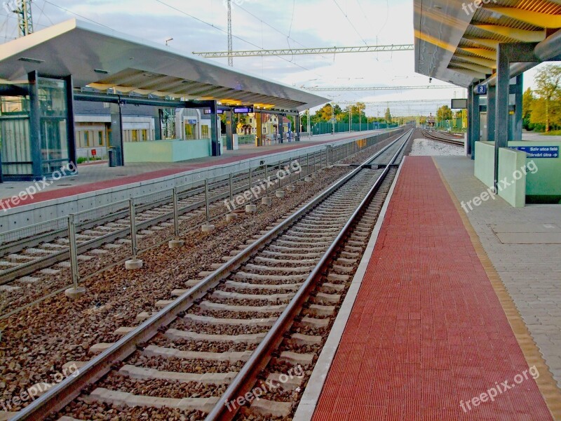 Tracks Train Station Train Waiting Room Ticket Counter