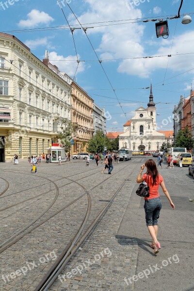 Downtown Architecture Brno Czech Republic In Moravia Czech