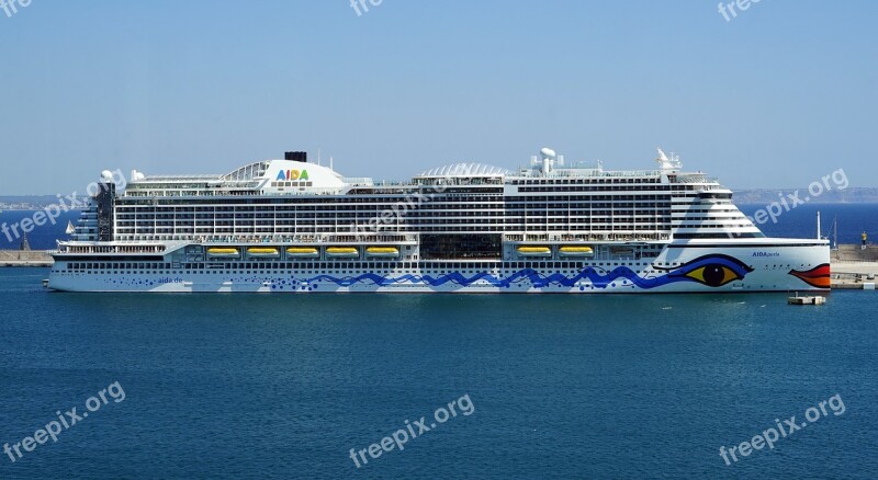 Aida Perla Cruise Ship Port Cruise Water