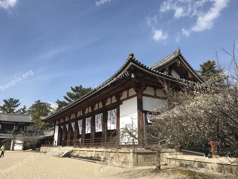 Temple Horyuji Japan Worldheritage Nara