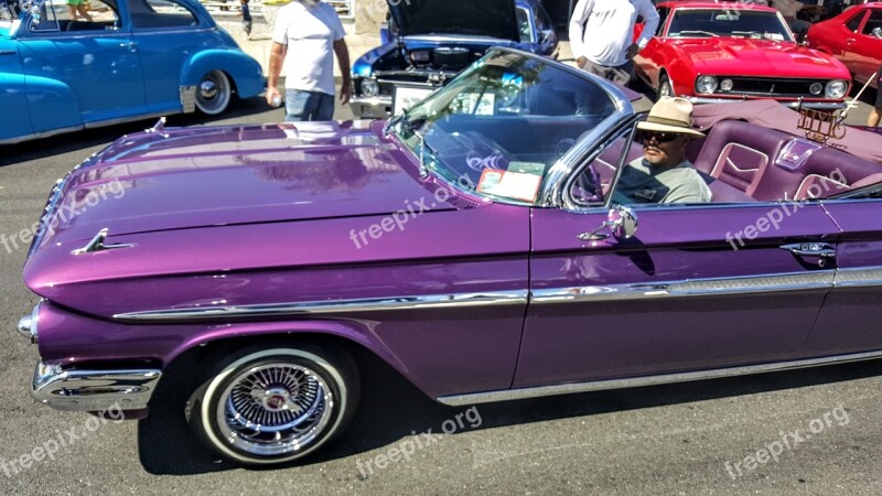 Car Lowrider Chevy Chevy Impala Car Show