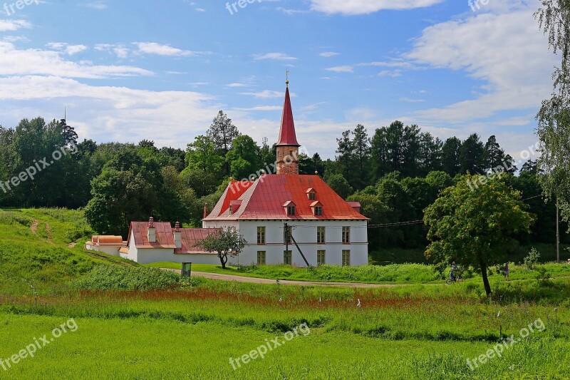 Priory Palace Gatchina Russia Stroll Nature