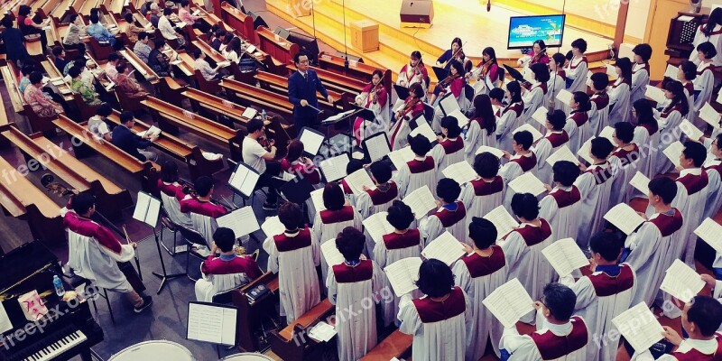 Church Choir Praise Up Praise Conducting