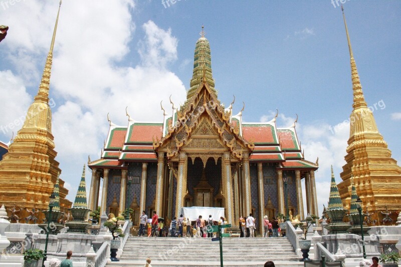 Asia Thailand Bangkok Grand Palace Palace