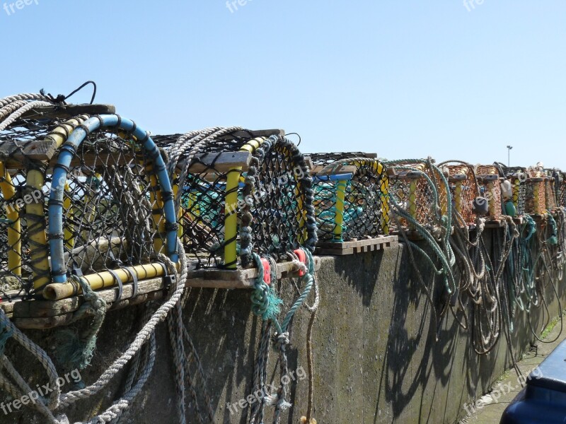 Fish Traps Sea Fish Fang Catch Fish