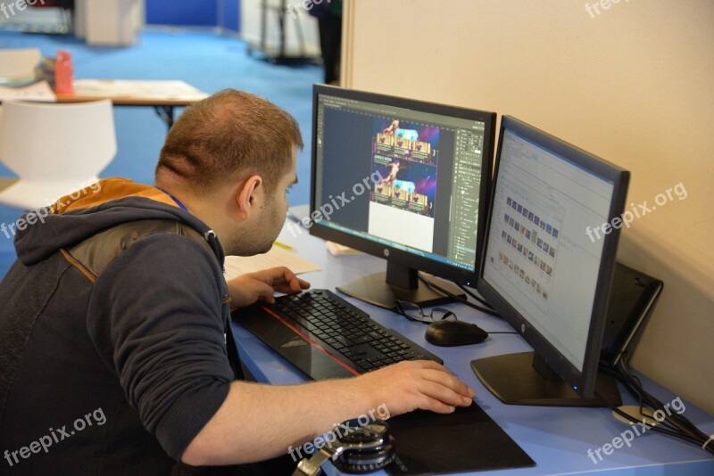 Skills Competition Exhibition Programming Programmer Free Photos