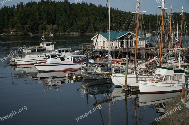 Boat Harbour Water Dock Washington State