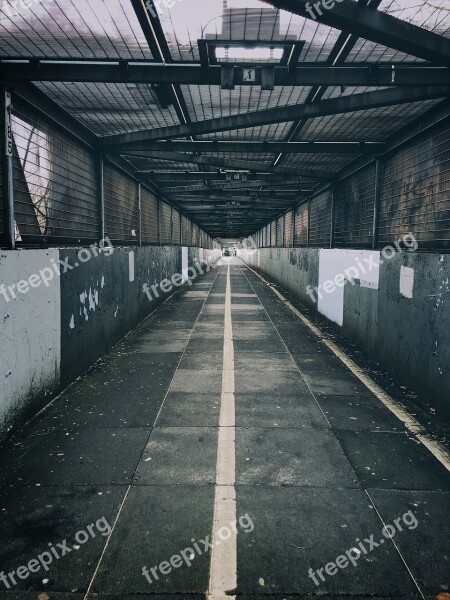 Walkway Passage Tunnel Crossing Path