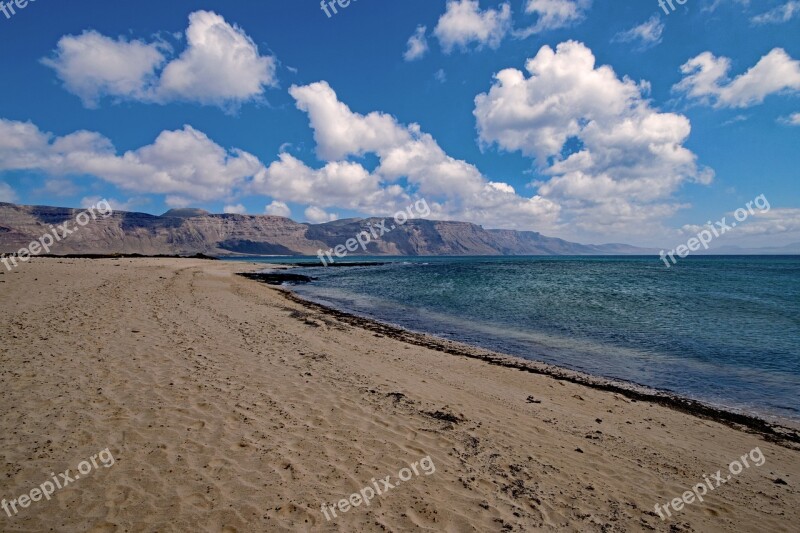 Playa Francesca La Graciosa Canary Islands Spain Africa